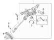 Lincoln Continental Steering Column Diagram - G3GZ-3C529-L