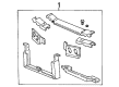 1999 Ford Windstar Radiator Support Diagram - XF2Z-16138-BA