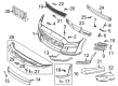 2021 Ford Mustang Bumper Diagram - KR3Z-17D957-AAPTM