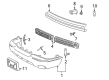 Mercury License Plate Diagram - 3W3Z-17A385-AAA