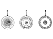 Mercury Sable Wheel Cover Diagram - F24Y-1130-B