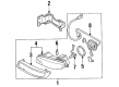 1997 Ford Aspire Fog Light Diagram - F4BZ15200B