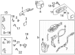 2021 Ford Bronco Door Latch Assembly Diagram - M2DZ-78219A65-L