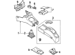 Mercury Tracer Center Console Base Diagram - F7CZ54045A36AAJ