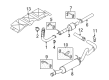 Ford E-350 Club Wagon Exhaust Heat Shield Diagram - 3C2Z-5B297-AA