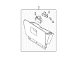 2006 Ford Expedition Glove Box Diagram - 2L1Z-7806024-BAA