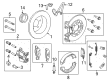 2003 Ford Crown Victoria Brake Pads Diagram - 2W1Z-2200-AA