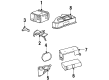 Mercury Cougar Car Speakers Diagram - XS8Z18808BA