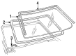 Ford Aerostar Car Mirror Diagram - FOTZ-17700-A