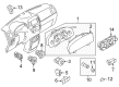 2011 Ford Escape Blower Control Switches Diagram - AM6Z-19980-C