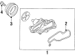 1996 Ford Probe Water Pump Pulley Diagram - F42Z8509A