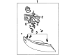 1993 Lincoln Town Car Light Socket Diagram - E8PZ-13411-C