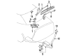 1995 Ford Probe Windshield Washer Nozzle Diagram - E92Z17603B