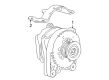 2005 Ford Mustang Alternator Bracket Diagram - 4R3Z-10153-AA