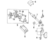 1997 Ford Aspire Back Up Light Switch Diagram - F4BZ15520A