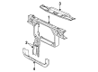 Ford Crown Victoria Radiator Support Diagram - F4AZ16138A