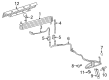 Lincoln Automatic Transmission Oil Cooler Line Diagram - BL1Z-7R081-A