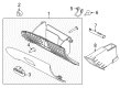 2012 Ford Fusion Glove Box Diagram - AE5Z-54060T10-AB