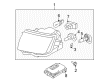 Lincoln MKX Headlight Diagram - 7A1Z-13008-B