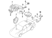 Ford Crown Victoria Car Speakers Diagram - XS4Z-18808-DA