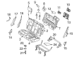 2009 Mercury Mountaineer Seat Cover Diagram - 8L2Z-7863804-GA