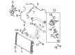 2012 Ford Fusion Radiator Diagram - BH6Z-8005-B