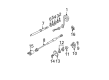 Ford Steering Column Seal Diagram - 2C3Z-3D677-AA