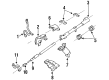 1997 Mercury Villager Automatic Transmission Shift Levers Diagram - F7XY7210AA