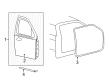 Ford Explorer Sport Trac Weather Strip Diagram - 3L2Z-7820708-AD