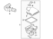 2005 Ford Mustang Air Filter Box Diagram - AR3Z-9600-D