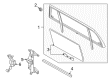 Ford Explorer Sport Trac Weather Strip Diagram - 8A2Z-7841616-A