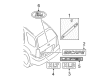 Ford Escape Emblem Diagram - YL8Z-7842528-AC