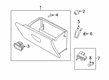 2017 Ford Fiesta Glove Box Diagram - AE8Z-5406010-AF