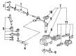 1993 Lincoln Town Car Idler Arm Diagram - 1W1Z-3355-AA