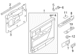 2013 Lincoln Navigator Armrest Diagram - 7L7Z-7827619-AC