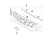 Ford Five Hundred Grille Diagram - 6G1Z-8200-B