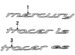 Mercury Tracer Emblem Diagram - F7KZ5442528BF