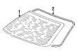 1997 Mercury Mystique Weather Strip Diagram - F5RZ-5442410-B