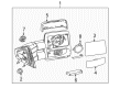 Lincoln Mirror Cover Diagram - 7L3Z-17D742-AA