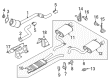 2020 Ford Mustang Muffler Hanger Straps Diagram - FR3Z-5A242-C