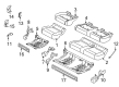 2023 Ford F-150 Seat Cover Diagram - ML3Z-1663805-EE