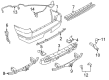 2005 Ford Explorer Bumper Diagram - 1L2Z-17K835-ZA