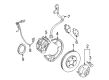 2006 Ford Taurus Brake Caliper Diagram - 4F1Z-2B121-AA