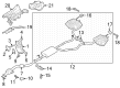 2023 Ford Explorer Exhaust Flange Gasket Diagram - L1MZ-9450-A