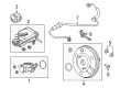 2015 Ford Focus Brake Booster Vacuum Hose Diagram - BV6Z-2420-A