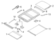 2012 Lincoln MKS Sunroof Diagram - 8A5Z-54500A18-B