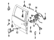 1994 Mercury Villager Door Latch Assembly Diagram - F7XZ-1226404-AB