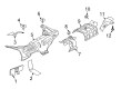 Lincoln Navigator Exhaust Heat Shield Diagram - JL1Z-6775-B