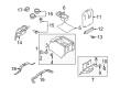 2010 Ford F-350 Super Duty Center Console Base Diagram - 8C3Z-25045A76-FA