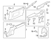 2024 Ford Mustang Weather Strip Diagram - PR3Z-76297B06-A